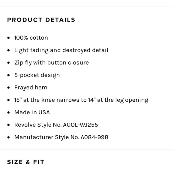 Agolde Jeans - Picture 5 of 6